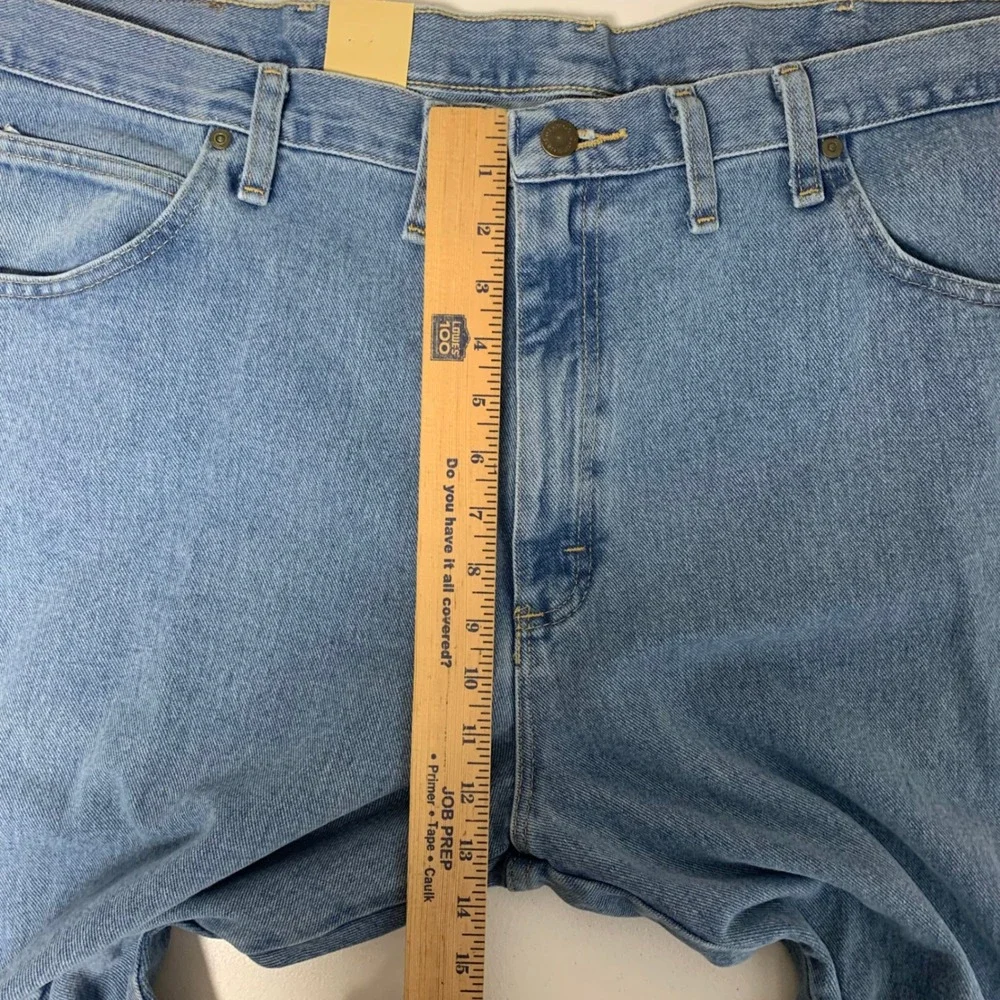 Wrangler Rugged Wear Jeans Mens‎ 44x30 Blue Relaxed Fit NWT